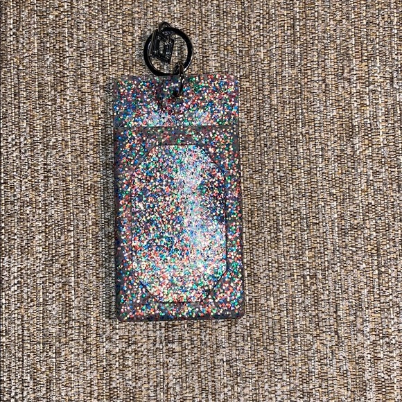 Sparkly multicolor id holder - Picture 1 of 2